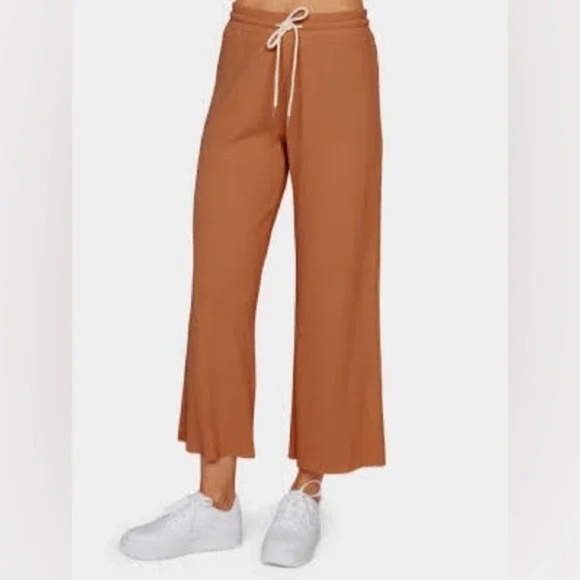 MATE the Label Organic Thermal Wide Leg Pants | Sedona - Picture 1 of 4